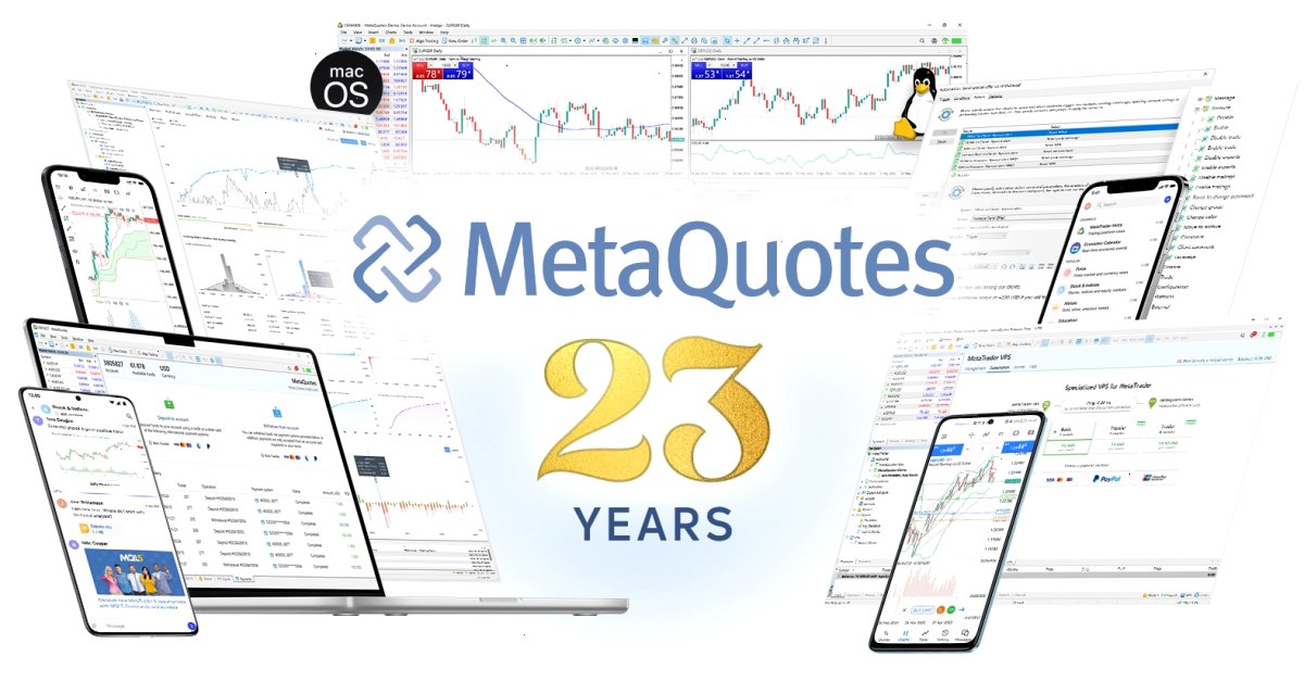 MetaQuotes成立23周年!